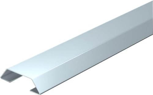 Kabelversteck Für Innentüren, Boden Wand, Wetterfest, Robust, Überstreichbar, Langer Stahlkanal, Verlängerungskabel, Leicht Zu Entfernen, Weiß (Farbe: Länge 1 M (39 Zoll), Größe: 52