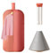 Mixtric Sèche-Linge Portable, Mini-Sèche-Linge Haut De Gamme, Petit Sèche-Linge Rapide Et Facile À Utiliser, pour Appartement, Camping-Car Et Voyage,Rose