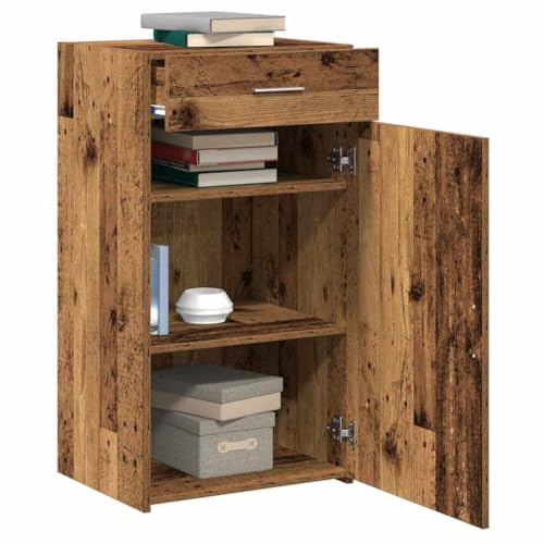 vidaXL Sideboard Altholz 50 x 42,5 x 93 cm | Verbessert die traditionelle Wohnkultur, Bietet authentisches Aussehen und Langlebigkeit,