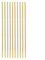 Flussante per saldatura in ottone a bassa temperatura, confezione da 10, comode e leggere (33 cm x 1,6 mm)