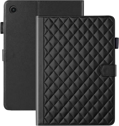 Vaitasy Funda para Samsung Galaxy Tab A11/ A9 8.7 Pulgadas Business Cuero PU Tablet Carcasa para Galaxy Tab A9 con Ranura para Tarjeta Negro