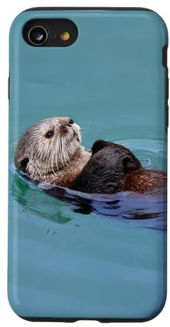 Hülle für iPhone SE (2020) / 7/8 Seeotter Tier Otter Liebhaber