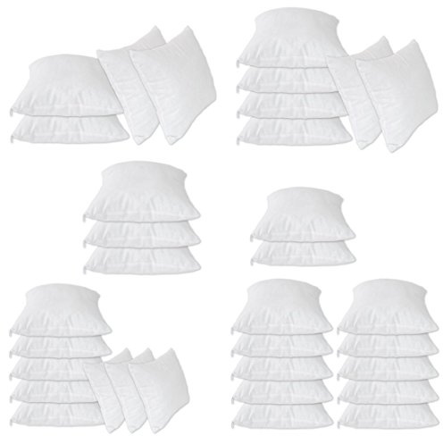 Nurtextil24 Füllkissen 2er Pack 30x40 cm Sparpack Inlett 100% Baumwolle | Kopfkissen Innenkissen 100% Baumwolle - Inlett fertig gefüllt mit Reißveschluss - Kissenfüllung, Sofakissen, Zierkissen