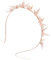 Oblique Unique® Haarreifen mit Schmetterlingen Schmetterling Haarreif in Rose aus Metall für Fasching Karneval Party