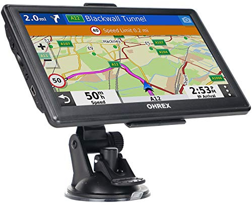 OHREX N700 GPS Navigator for Car Truck RV, Truck GPS Commercial Drivers,Large 7”Trucker GPS,Latest 2026 Map with Free Lifetime Updates,Custom Routing,Driver Alerts