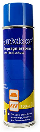 Zelt Imprägnierspray 500ml, Wasserdicht, Fleckenschut, schmutzabweisend, Atmungsaktiv, UV-beständig, Für Zelt, Plane & Outdoor-Ausrüstung