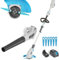 swift 40V Cordless Grass Trimmer 25cm Strimmer Edger & 40V Cordless Leaf Blower Twin Pack with 20 Spare Blades, Battery and Charger