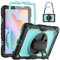 SEYMCY Coque pour Samsung Galaxy Tab S6 Lite 104 2022 2020 protection complète avec support rotatif à 360° avec protecteur d'écran dragonne coque pour Samsung Tab S6 Lite 104 2022 2020 bleu ciel