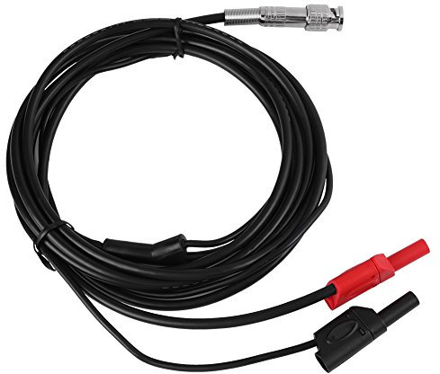 Akozon Auto Test Leads, Coaxial Cable HT30A 3 Meter BNC to Banana Head Adapter Cable Male to Dual Banana Plug and Socket Jumper Cable for Oscilloscope