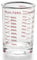 BCnmviku Messbecher Shotglas mit Skala, Messbecher klein 90ml Espresso Schnapsgläser Cocktail Shot Glas für Flüssigkeiten/TrockenstoffeSchnapsgläser Gina Shot (Rot)