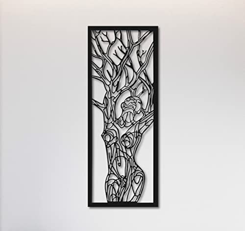 Decoration Murale, Tableau Decoration Murale Salon, Decoration Chambre, Décoration Murale, Decoration Salon, Arbre De Vie, Deco Murale, Decoration Maison, Decoration Murale Metal, 97x35cm