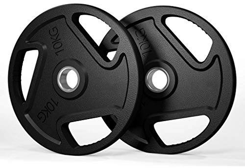 Gewichtsplatten Gewichtsplatten Home Fitness-Griffplatte Professionelle Gewichtheben Handgriff Hantelstück Für Hantelplatten 2Pc Fitness Training Gewicht Teller,40Kg (20Kg * 2)
