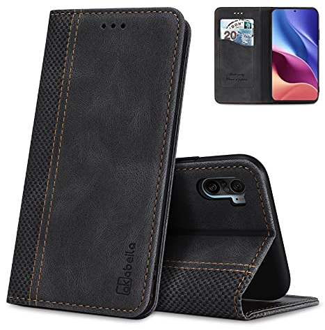 AKABEILA Hülle für Xiaomi Poco F3/Redmi K40/Redmi K40 Pro Handyhülle PU Leder Flip Case Ständer Brieftasche Schutzhülle Klapphülle Tasche Case mit [Kartenfach] [Standfunktion] [Magnetisch]