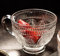 LONTG Mug en Verre Cristal Transparent pour Petit Déjeuner - Tasse à Café Résistant à Chaleur Rétro en Borosilicate Avec Relief Tournesol - Paroi Épais pour Eau, Thé, Avoine, Yogourt