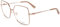 GUESS GU2824 Brille, Beige/Other, 57 für Damen