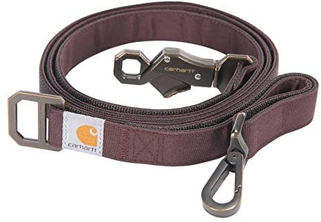 Carhartt Hundeleine, Nylon, Entenmotiv, Deep Wine, Größe S