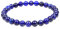 MJDCB Bracelet Lapis Lazuli Naturelle 6mm Perle Pierre de Protection Puissante