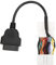 Akozon 26Pin OBD2 Adapter Splitter Kabel, Adapter Diagnosekabel, OBD2 Diagnosekabel Steckverbinder Kabelbaum Auto-Diagnose Verlängerungskabel-Adapter für Model Y nach Januar 2019