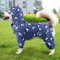 Idepet Regenmantel für Hunde Regenjacke Hund Winddicht Wasserdicht Hundamantel mit Kapuze für kleine und mittelgroße Hunde Regenschutz