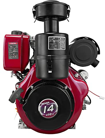 Weima WM192FAE 14 PS 498ccm Dieselmotor E-Starter KW 25 mm 1-Zylinder Rüttelplatte Einachser Austauschmotor
