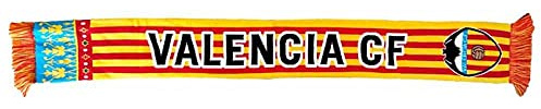Valencia C.F. Bufanda Premium Senyera Adulto. Producto Oficial.