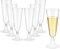 HASERY Plastic Champagne Flutes, 36 Pcs Disposable Glasses, 150ml/5oz Clear Wine Prosecco Glasses Reusable, Flute for Party, Weddings, Birthdays