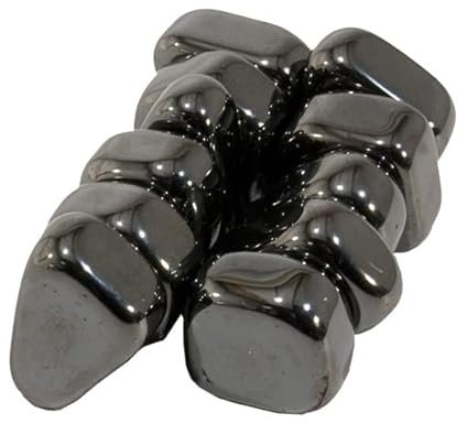 Hematite - Strong Magnetic TUMBLESTONES (20-30MM) - Fridge Magnet - Buy 5 OR 10 (A. 5 Stones)