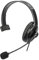 Manhattan Mono USB-Headset Links/rechts tragbar 2m Kabel, Schwarz