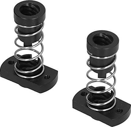 POM-Mutter, 2 Satz T8 Anti-Backlash Federbelastete Mutter Elimination Gap Nuts Anti-Backlash POM-Mutter Elimination Gap Nut für 3D-Druckerzubehör T8, Werkzeuge