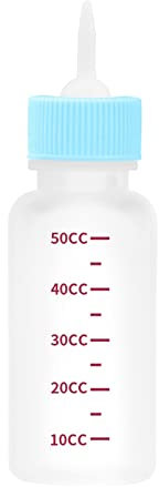 LUOFANG Bébé Animal de Compagnie biberon Lait Outil d'alimentation pour Lapin Chaton Chat Liquide biberon d'allaitement pour 50 ML Nouveau-né mangeoire pour Animaux de Compagnie