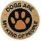 Iron-on Patch - Dogs are My Kind of People | Dogs Iron on Patches, Animal Embroidery Patch, Round Dog ironable Patch, Paws Badges Finally Home