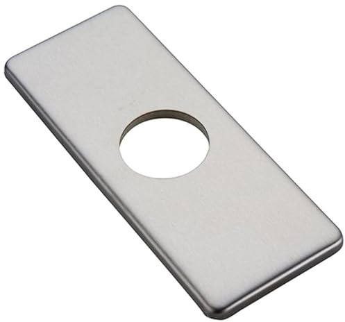GNHG Piastra per Rubinetto del lavandino, Piastra di Base per Rubinetto in Acciaio Inox, Piastra di Rubinetto per lavandino della Cucina del Bagno 1Pack
