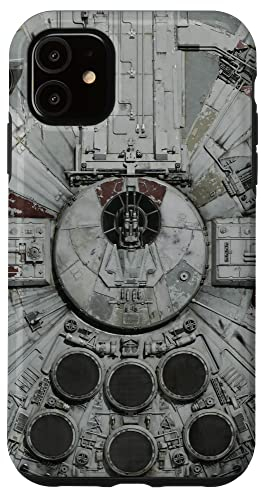 Hülle für iPhone 11 Star Wars Millennium Falcon Close Up Grey
