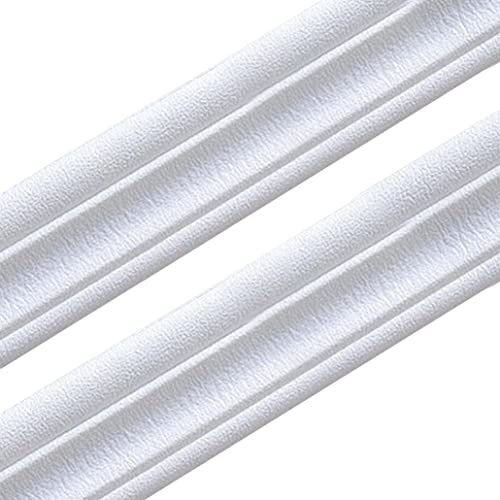 CUCUFA Wallpaper Border Self Adhesive Foam Border Molding Trim 3d Waterproof Wall Edge Sticker 2.35m 2PCS 1 wallpaper border