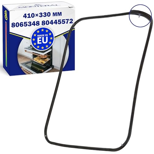 Backofen Dichtungsgummi 410x330 mm mit 4 Haken mit dem Originalcode 8065348 80445572 Backofen Dichtung für Amica für Hansa für Kaiser - MADE IN EU - Garantie 10 Jahre - MONTERAL