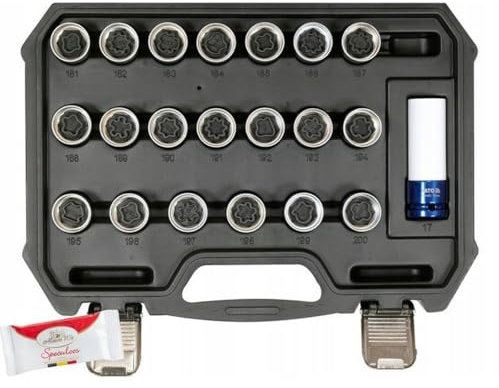 Yato Steckschlüsselsatz YT-060306 1/2 Zoll, 21-teilig