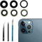 Dakexiong Lentille de Rechange pour Appareil Photo arrière pour iPhone 12 Pro Max (6,7), Anti-Rayures et étanche, Coque arrière en Verre de Rechange avec kit d'outils de réparation