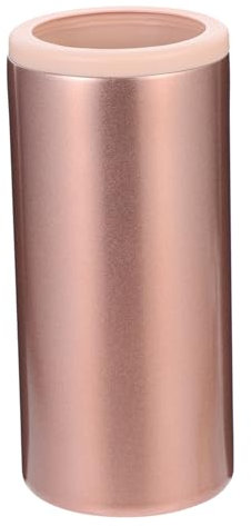 CIYODO Portable Stainless Steel Bottle Sleeve Rose Gold 12oz Cooler Cover Beer Bottle Protector for Home and Outdoor Use, Insulated Beer Gifts for Men