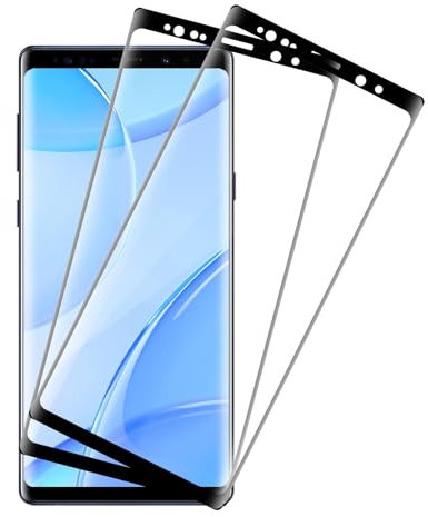 VSEER 2 Stück Schutzfolie für Panzerglas für Samsung Galaxy Note 9, Anti-Kratzer Frei von Staub Fingerabdruck-ID Samsung Note 9 Displayschutzfolie, Ultra-Klar Volle Bedeckung Galaxy Note 9 Schutzglas