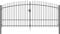 Willood Doppelflügel Gartentor mit Speerspitzen 400 x 175 cm