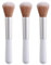 3 Stück Blush Makeup Bush - Make-up-Pinsel, tragbar, einfache Retuschierung, weiches Rouge, breites Anwendungsspektrum, ergonomisches Griff-Design, für Reisen, Reisen, Einzelne Attribute,