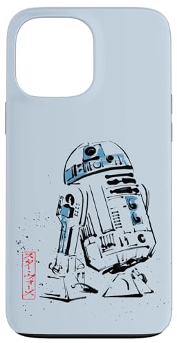Star Wars R2-D2 Japan Sumi-e Ink Wash Painting Style Case for iPhone 13 Pro Max