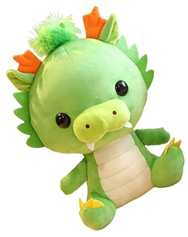 ERINGOGO Dragon Peluche Assis Style Chinois Jouet Peluche Dragon Chanceux pour Décoration De Nouvel an