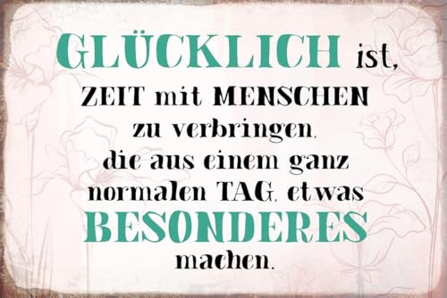 mrdeco Cartel de madera, 30 x 40 cm, diseño de personas felices