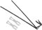 LIFKOME 2pcs Over-The-Door Mirror Hanger Space-Saving for Doors Mirror Hanging Hardware Easy Install