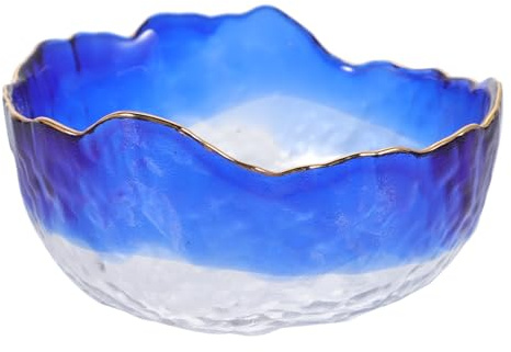 DEARMAMY Glas Nagelwaschschale für Maniküre und Nagelkunst Maniküre Einweichschale zum Weichen Entfernen von Nagellack für Heim und Salonanwendung