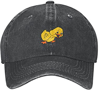 Die Große Gelbe Ente Damen Herren Baseballkappe Leicht Cotton Cap Verstellbar Distressed Basecap Baseballmütze Für Sport Angeln Wander
