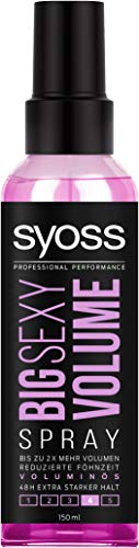 Syoss Big Sexy Volume Lot de 6 spray pour sèche-cheveux 6 x 150 ml