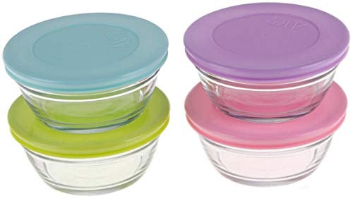 LAV Aufbewahrungs-Schüssel-Set 4tlg. 250ml