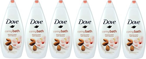 Dove Cream Badecreme Mandel & Hibiskus, 500 ml, 6 Stück